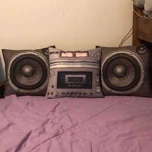 Stereo 3-piece decorative pillows